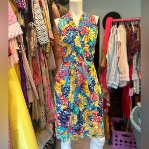80s Floral Dress